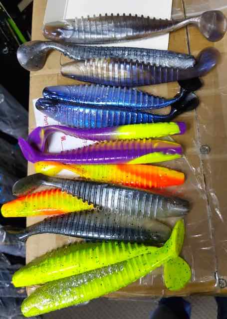 8 inch soft plastic shads for Nile Perch